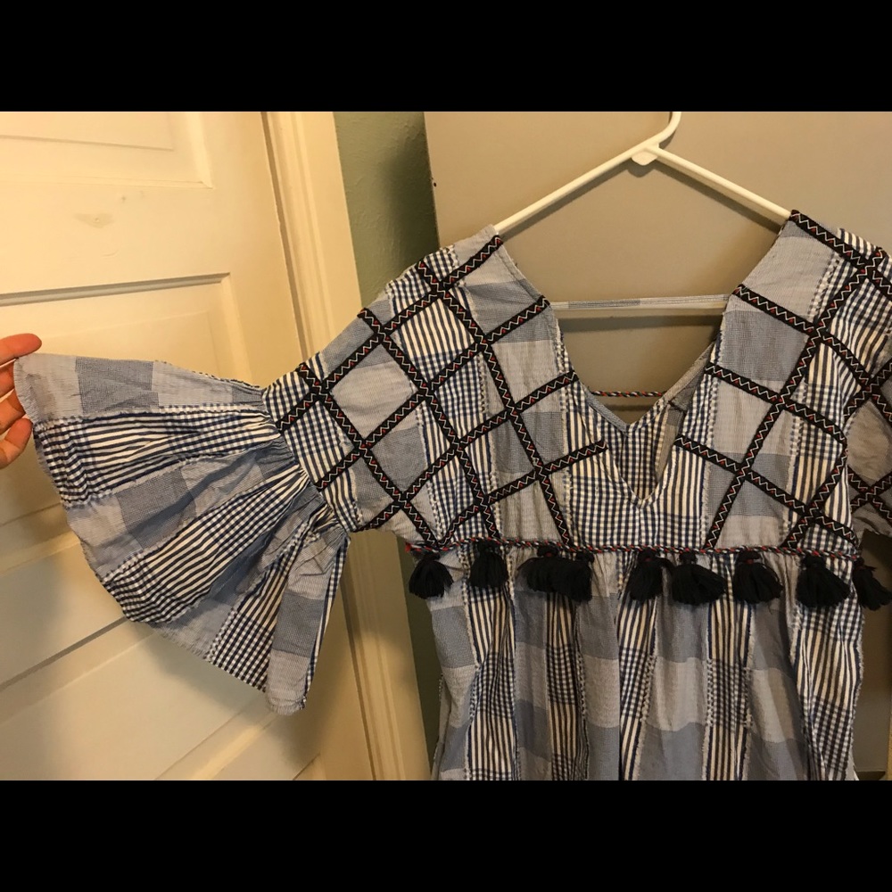 Anthropologie Maeve Tatum Embroidered Tunic Dress - Picture 3 of 5